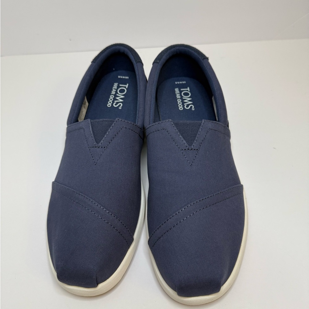 NWT‎ TOMS Men's Alp Fwd Navy Suede Slip-On Shoes Size 9.5